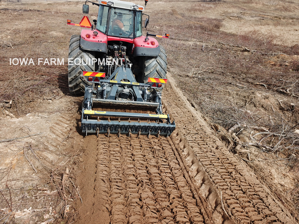 Valentini PTO Powered Forestry Tiller and Soil Stabilizer